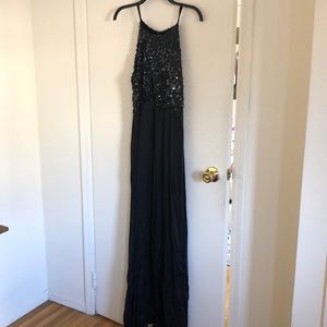 Black Maxi Cocktail Dress